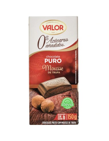 CHCTE. VALOR S/AZU. MOUSSE TRUFA 150 GRS