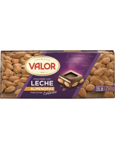 CHCTE. VALOR LECHE-ALMENDRA 250