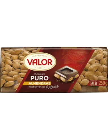 CHCTE. VALOR PURO ALMENDRA 250 GRS.