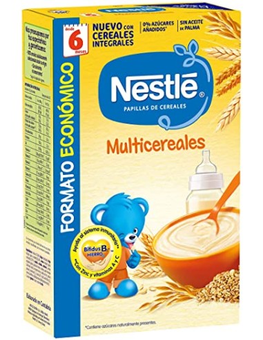 PAPILLAS NESTLE MULTICEREALES 0`0% 255 G