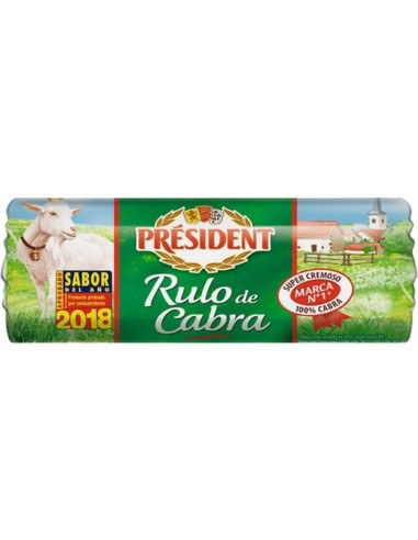 QUESO CABRA PRESIDENT RULO 180 GRS.