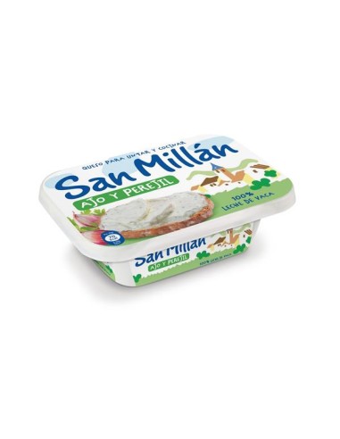 QUESO CREMA SAN MILLAN AJO-PEREJIL 125 G