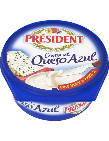 QUESO CREMA PRESIDENT AZUL 125 GR.