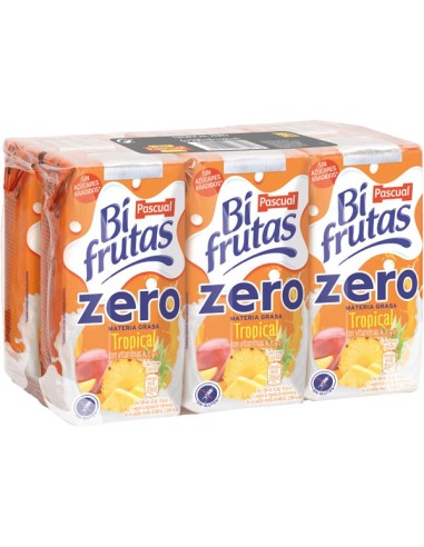 LECHE+ZUMO BIFRUTAS TROP. SIN AZU.PAK 6