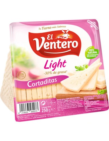 QUESO CUÑA CORTADITAS EL VENTERO LIGHT 2