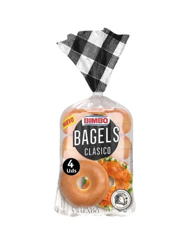 BIMBO BAGELS CLASICO 4 UNID.