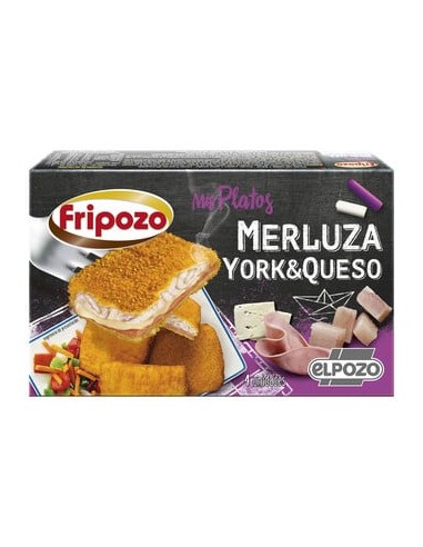 MERLUZA CON JAMÓN Y QUESO  300 GR. FRIPOZO