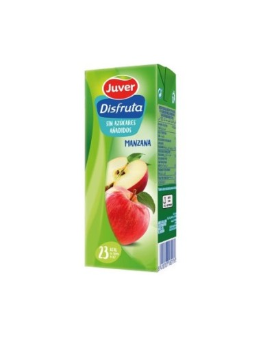 ZUMO DISFRUTA-JUVER S/AZ. MANZANA 1LT.