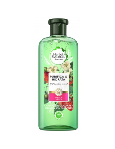 CHAMPU HERBAL BIO RENEW FRESA Y MENTA 250 ML