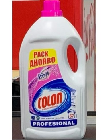 COLON DETERG.GEL VANISH 67 LAVADOS