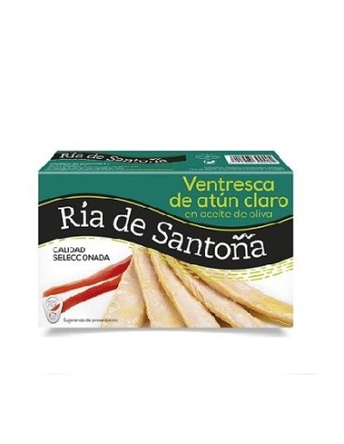 VENTRESCA DE ATUN RIA DE SANTOÑA ACEITE DE OLIVA 115 GR