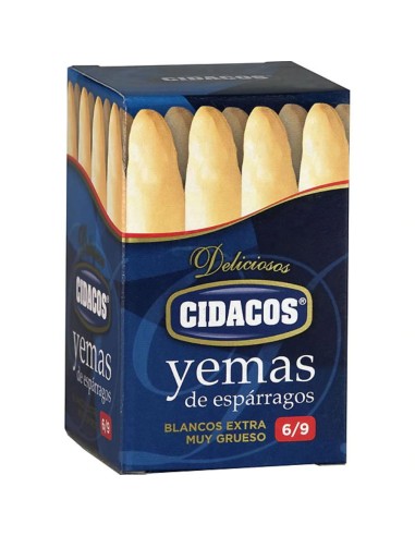 YEMAS DE ESPARRAGOS CIDACOS EXTRA GRUSOS 6/9 PIEZAS