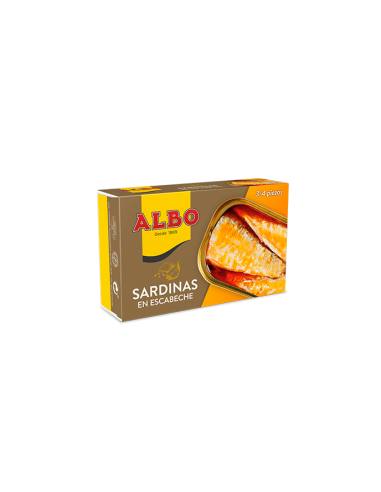 SARDINAS ALBO ESCABECHE 125 GRS