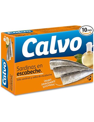 SARDINAS CALVO ESCABECHE 120 GRS.