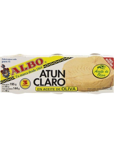 ATUN ALBO ACEITE OLIVA RO-70 PK-3