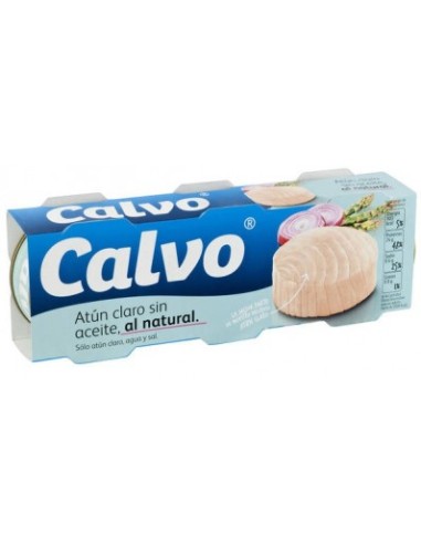 ATUN CALVO AL NATURAL RO-70 65 GRA PK-3