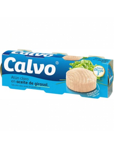 ATUN CALVO CLARO ACEITE RO-80 PK-3