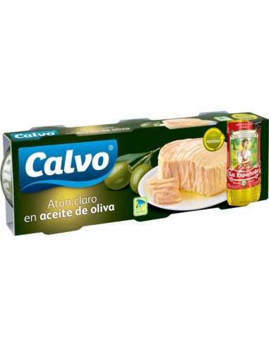 ATUN CALVO ACEITE LA ESPAÑOLA RO-100 PK-