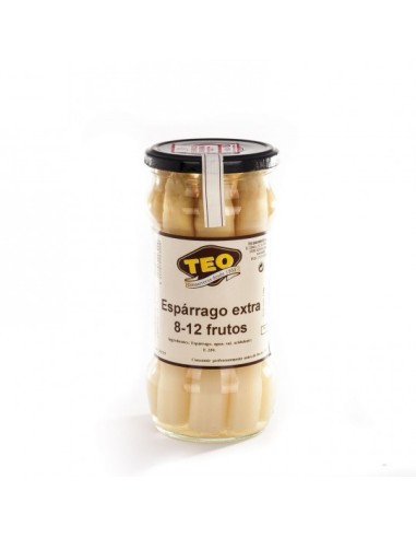 ESPARRAGOS TEO BLANCOS D.O. NAVARRA 8/12 330 GR 