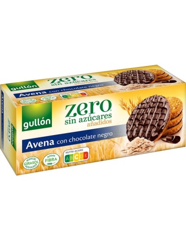 GLLTAS. GULLON AVENA CHOCO NEGRO ZERO 27