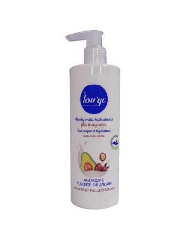 LOV'YC BODY MILK 400ML.AGUACAT