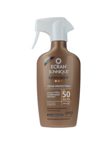 ECRAN SUNNIQUE BRONCEA + PISTOLA FP-50 300 ML 