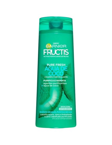 FRUCTIS CHAMPU PURE FRESH AGUA DE COCO  360ML. 