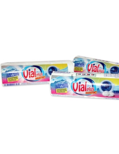 VIALPLUS MATIC DETERG.TUBO 6 PASTILLAS 200 GR.