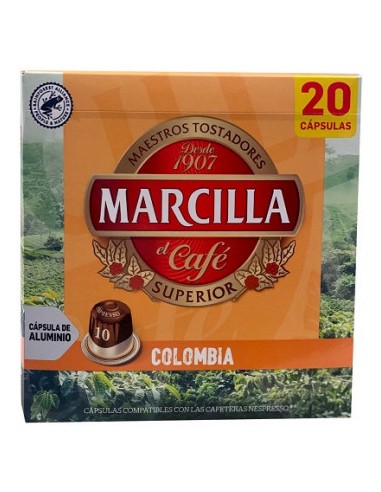 CAFE MARCILLA CAPSULAS COLOMBIA 20 UND