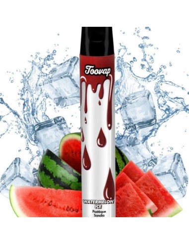 TOOVAP VAPEADOR SIN NICOTINA  WATER-MELON ICE 600 PFFS 