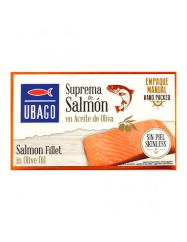 SALMON UBAGO OLIVA LATA RR-120 GR