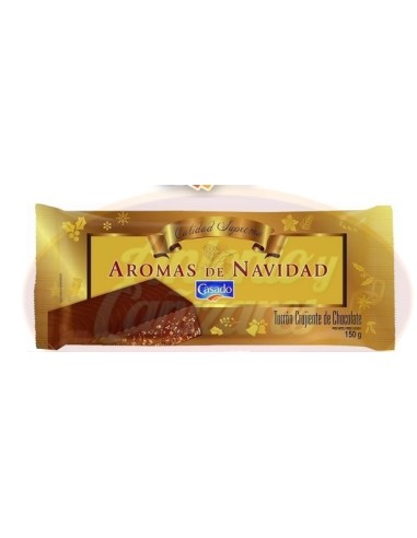 TURRON CRUJIENTE DE CHOCOLATE CON LECHE CASADO 150G