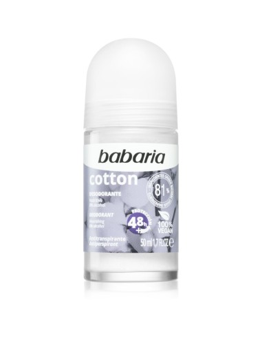 DEO. BABARIA ROLLON CRISTAL COTTON 50 ML