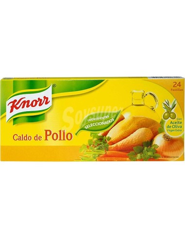 CALDO KNORR POLLO A. OLIVA 24 PTLLAS.