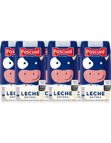 LECHE PASCUAL ENTERA 200 ML PK-6