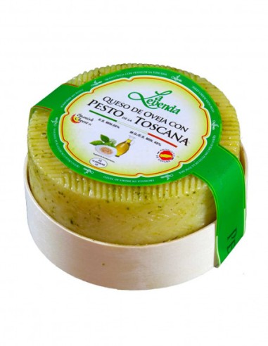 QUESO OVEJA CON PESTO DE LA TOSCANA 