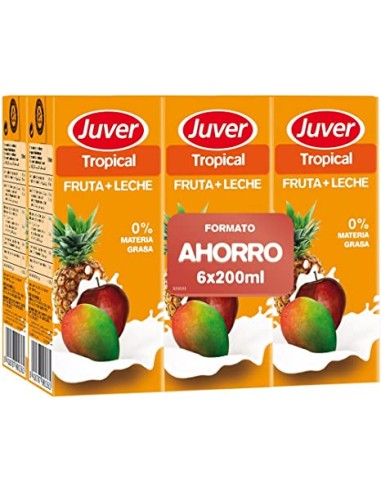 LECHE+ZUMO JUVER ATLANTICO 200 ML PK-6