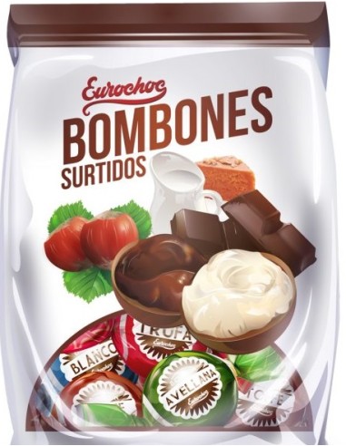 BOMBON SURTIDOS EUROCHOC 90 GR 