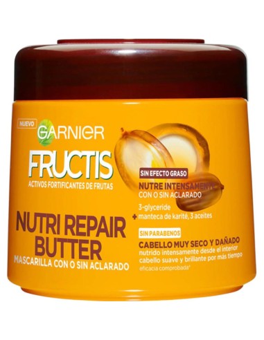 FRUCTIS MASCARILLA 300ML.NUTRI REPAIR BUTTER