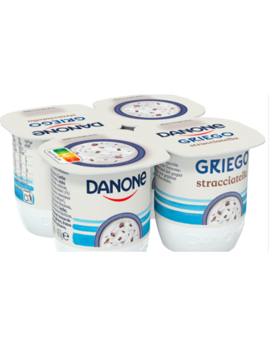 DANONE GRIEGO STRACCIATELLA X4