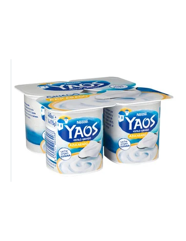 YOGURT GRIEGO AZUCARADO NESLTE YAOS X 4 