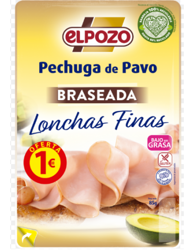 PECHUGA DE PAVO BRASEADA EL POZO 115GR