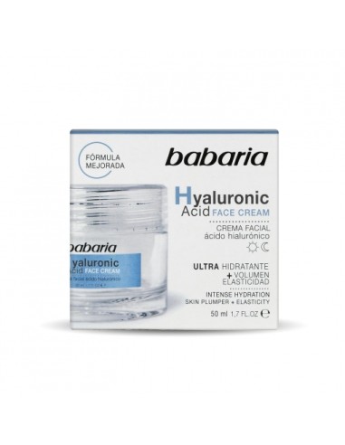 BABARIA FACIAL CREMA 50ML.ACIDO HIALURONICO ULTRA HIDRA