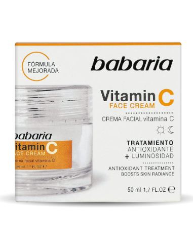 BABARIA FACIAL CREMA 50ML.VITAMINA C ANTIOXIDANTE