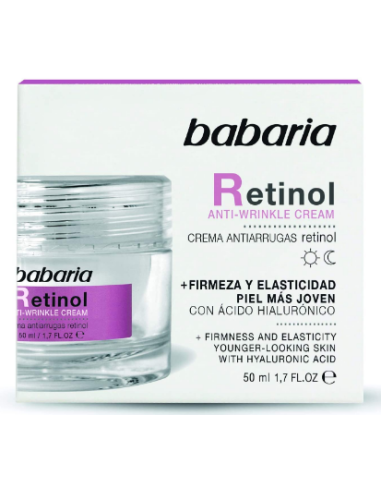 BABARIA FACIAL CREMA 50ML.RETINOL FIRMEZA Y ELASTICIDAD