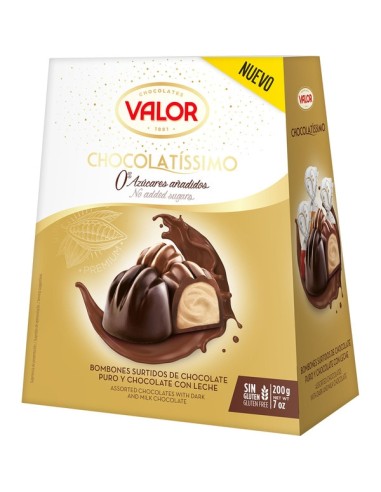 BOMBONES VALOR CHOCOLATISIMO  0% AZUCAR