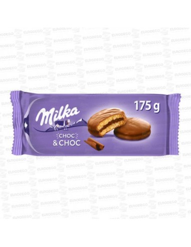 GLLTAS. MILKA CHOC&CHOC 175 GRS