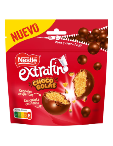 CHOCOBOLAS NESTLE EXTRAFINO BOLSA 140 GR