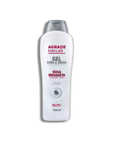 GEL DE DUCHA AGRADO ROSA MOSQUETA 1250 ML. 