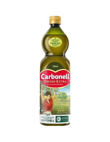 ACEITE OLIVA CARBONELL VIRGEN EXTRA 1 LT